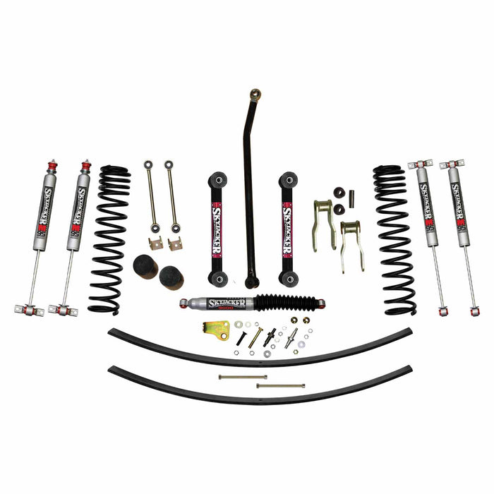 1984-01 Jeep Cherokee XJ 4.5" lift kit, Dual Rate Long Travel Coil Springs
