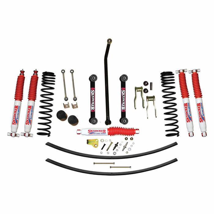 1984-01 Jeep Cherokee XJ 4.5" lift kit, Dual Rate Long Travel Coil Springs