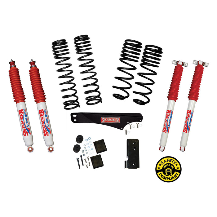 2007-18 2&4WD Jeep Wrangler JK 4-Door 2-2.5" Dual Rate Long Travel lift kit