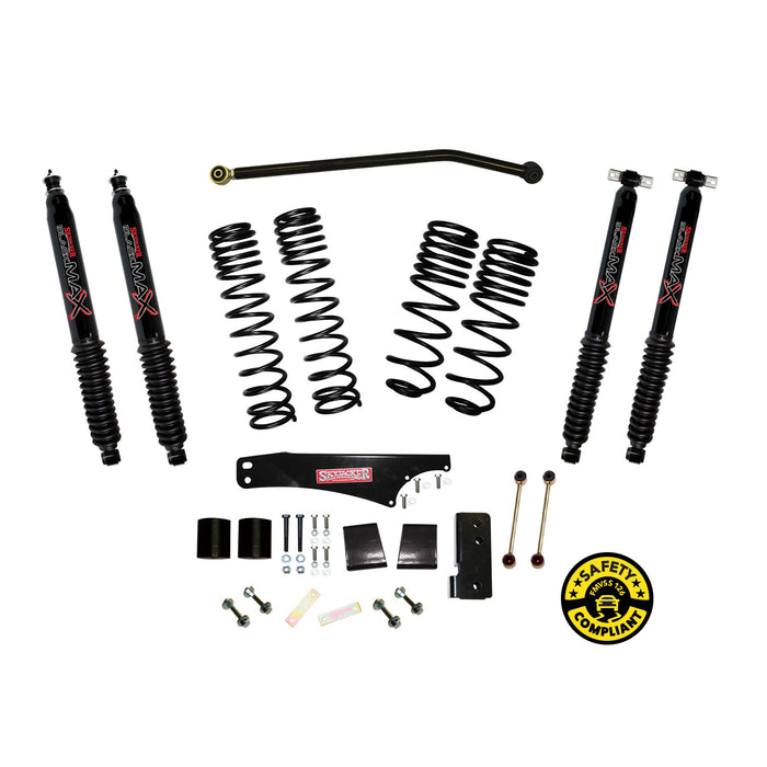 2007-18 2&4WD Jeep Wrangler JK 4-Door 3.5-4" Dual Rate Long Travel lift kit