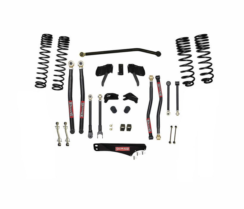 2007-18 Jeep Wrangler JK Unlimited 4" Dual Rate Long Travel Long Arm lift kit