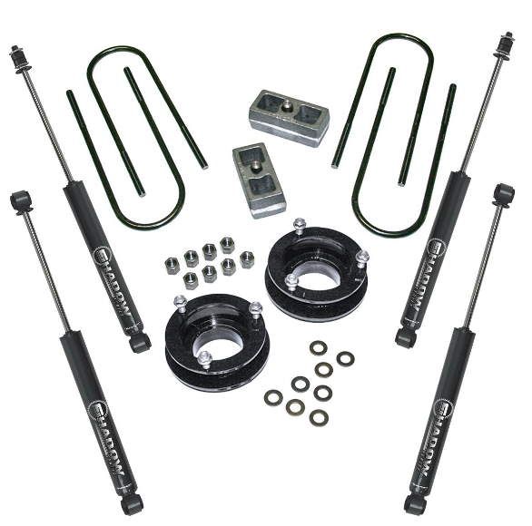 2003-13 4WD Ram 2500, 3500 2.5" lift kit, Shadow Nitro shocks