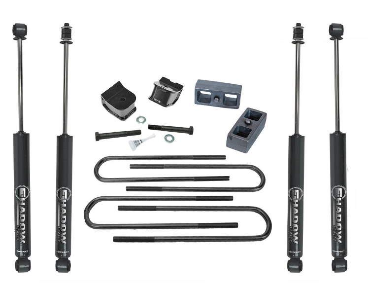 2011-16 4WD Ford F250, F350 Super Duty 2" lift kit, Shadow Nitro shocks