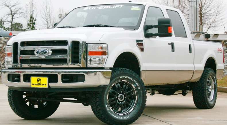 2011-16 4WD Ford F250, F350 Super Duty 2" lift kit, Shadow Nitro shocks