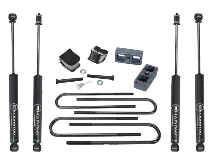 2005-10 4WD Ford F250, F350 Super Duty 2" lift kit, Shadow Nitro shocks