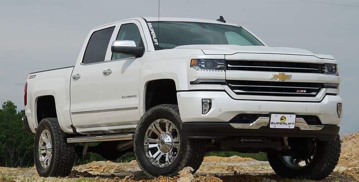 2007-16 2WD Silverado, Sierra 1500 (cast steel) 6.5" lift kit