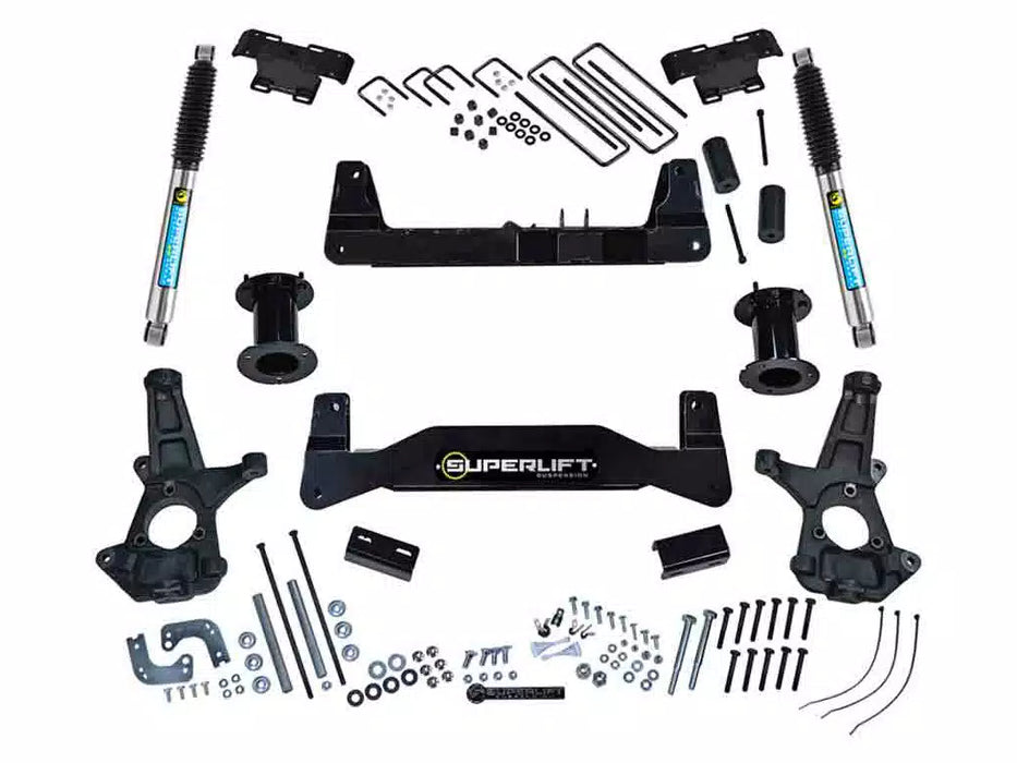 2007-16 2WD Silverado, Sierra 1500 (cast steel) 6.5" lift kit