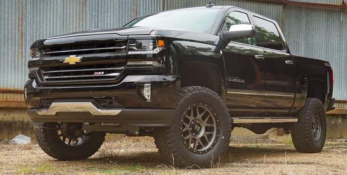 2014-18 2WD Silverado, Sierra 1500 (alum, stamped steel) 6.5" lift kit