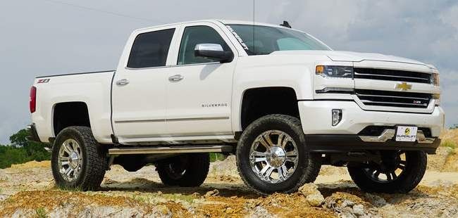 2014-18 2WD Silverado, Sierra 1500 (alum, stamped steel) 6.5" lift kit