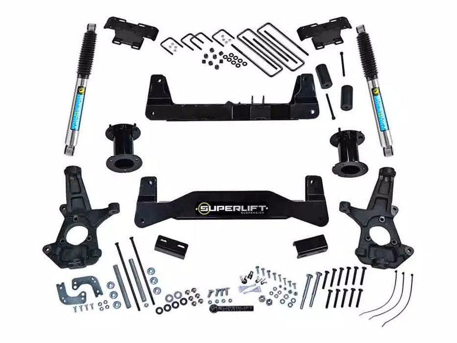 2014-18 2WD Silverado, Sierra 1500 (alum, stamped steel) 6.5" lift kit
