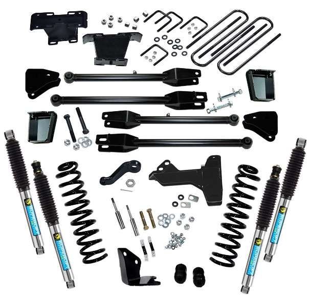 2005-07 4WD Ford F250, F350 Super Duty 6" 4-Link lift kit