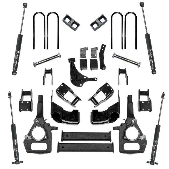 2000-10 4WD Ford Ranger 3"-4" lift kit, Shadow Nitro shocks