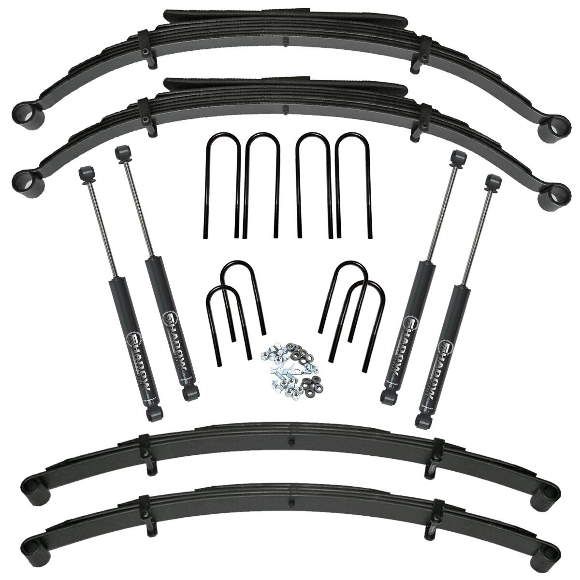 4" lift kit for 1973-87 Chevy GMC 1/2T Pickup, 88-91 Blazer Jimmy Suburban 4WD