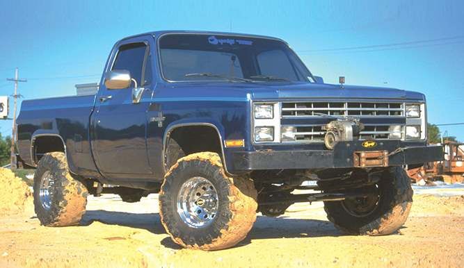 4" lift kit for 1973-87 Chevy GMC 1/2T Pickup, 88-91 Blazer Jimmy Suburban 4WD