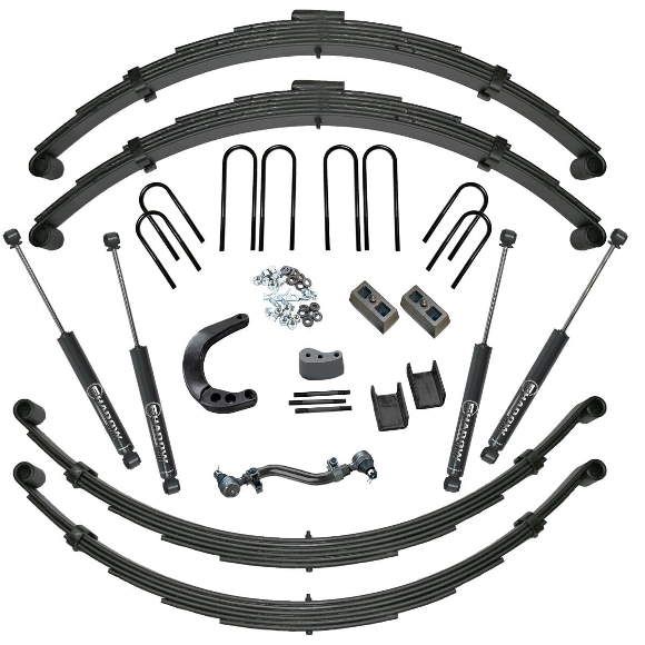12" lift kit for 1973-87 1/2T Chevy GMC Pickup Suburban 4WD w/ 52" rear springs
