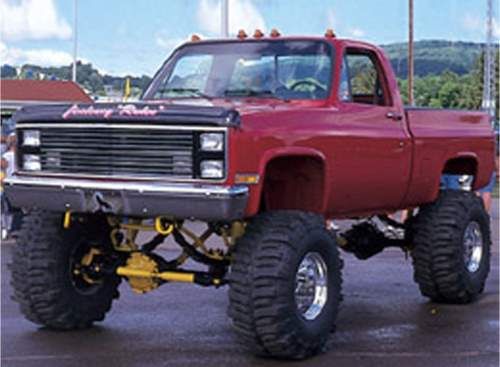 12" lift kit for 1973-87 1/2T Chevy GMC Pickup Suburban 4WD w/ 52" rear springs