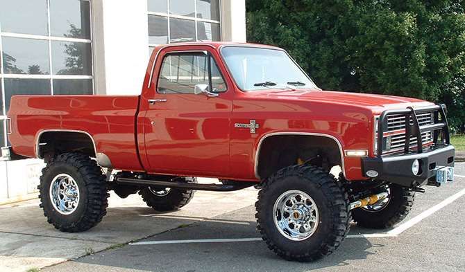 8" lift kit for 1973-87 3/4T Chevy GMC Pickup, 73-91 Suburban 4WD