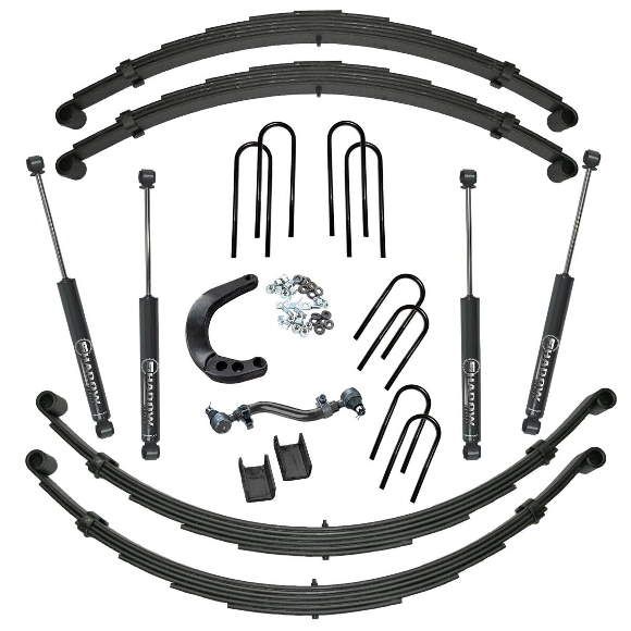 8" lift kit for 1973-87 3/4T Chevy GMC Pickup, 73-91 Suburban 4WD