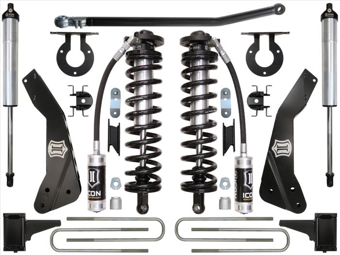 2011-16 4WD Ford F250, F350 Super Duty 4-5.5" Coilover Conversion Kit