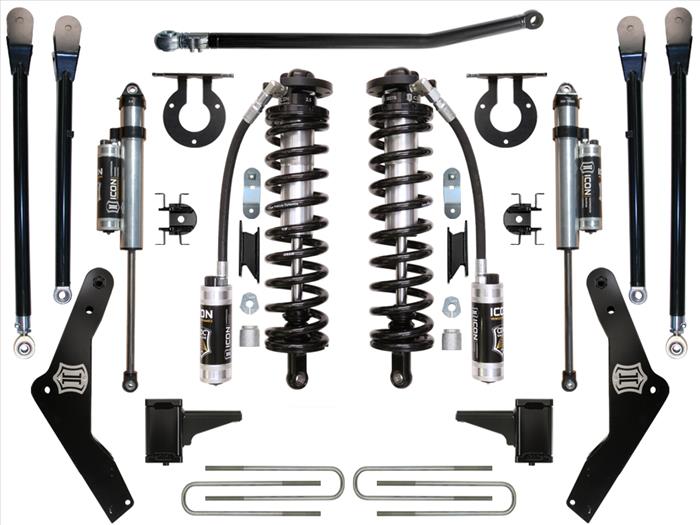 2011-16 4WD Ford F250, F350 Super Duty 4-5.5" Coilover Conversion Kit