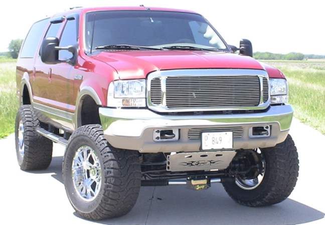 2000-05 4WD Ford Excursion Diesel 7" lift kit