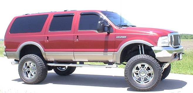 2000-05 4WD Ford Excursion Diesel 7" lift kit