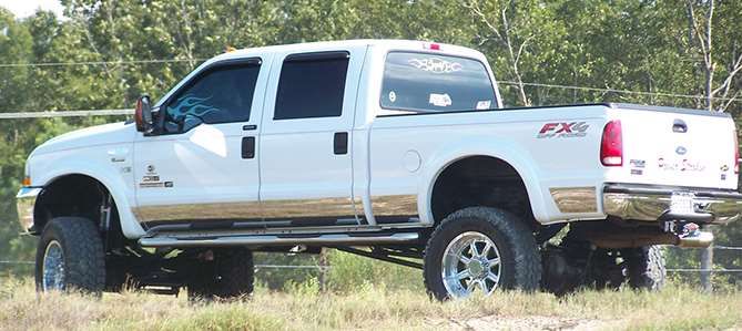 2000-04 4WD Ford F250, F350 Super Duty 8" lift kit