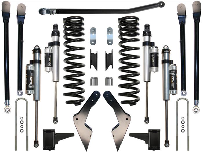2008-10 4WD Ford F250, F350 Super Duty 4.5" lift kit, VS2.0 Shocks
