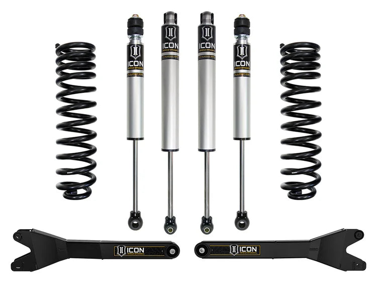 2.5" Coil Spring Radius Arm Leveling Kit 2020-26 4WD Diesel Ford F250, F350 Super Duty