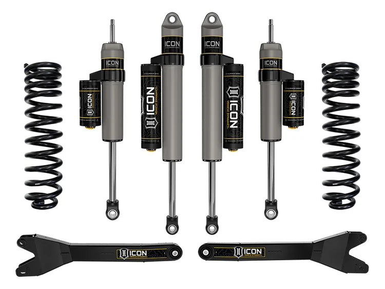 2.5" Coil Spring Radius Arm Leveling Kit 2020-26 4WD Diesel Ford F250, F350 Super Duty