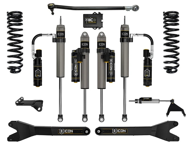 2.5" Coil Spring Radius Arm Leveling Kit 2020-26 4WD Diesel Ford F250, F350 Super Duty