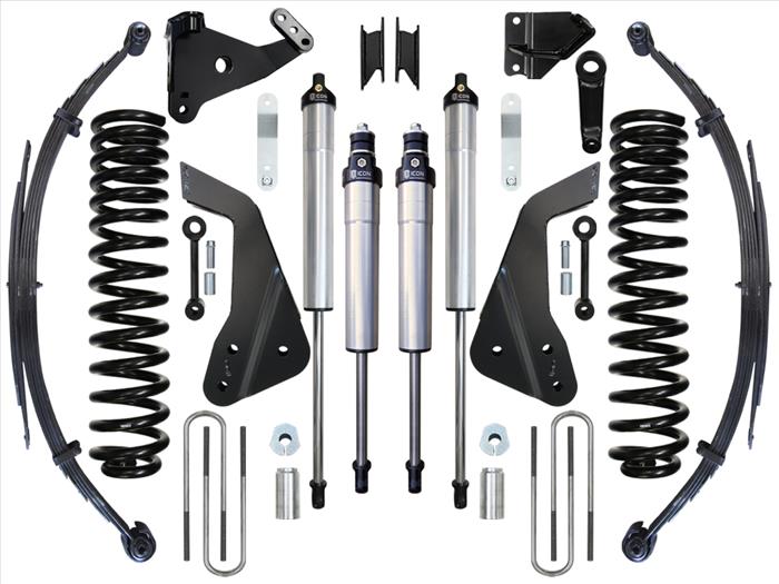 2008-10 4WD Ford F250, F350 Super Duty 7" lift kit, VS 2.0 shocks
