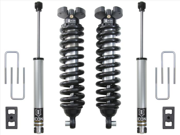 ICON Vehicle Dynamics 1/2" Coilover Bump Stop Spacer Kit – For 7/8" Shaft, Black Aluminum