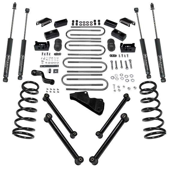 2003-08 4WD Dodge Ram 2500, 3500, 1500 Mega Cab Diesel 4" lift kit