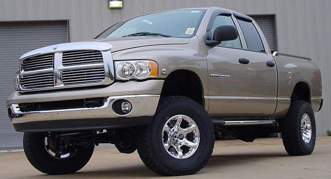 2003-08 4WD Dodge Ram 2500, 3500, 1500 Mega Cab Diesel 4" lift kit