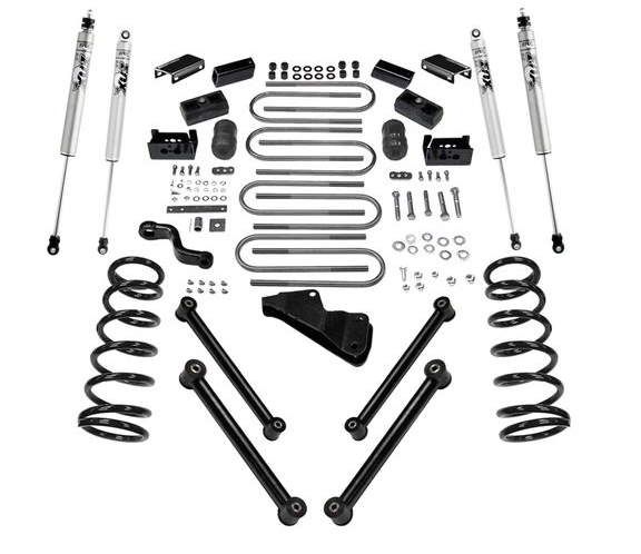 2003-08 4WD Dodge Ram 2500, 3500, 1500 Mega Cab Diesel 4" lift kit