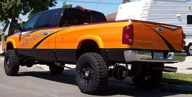2007-08 4WD Dodge Ram 2500, 3500, 1500 Mega Cab Diesel 6" lift kit