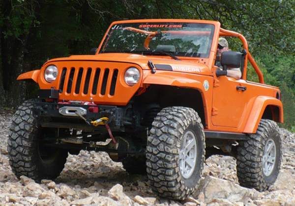 2012-18 Jeep Wrangler JK, Rubicon 2-Door STANDARD 4" lift kit
