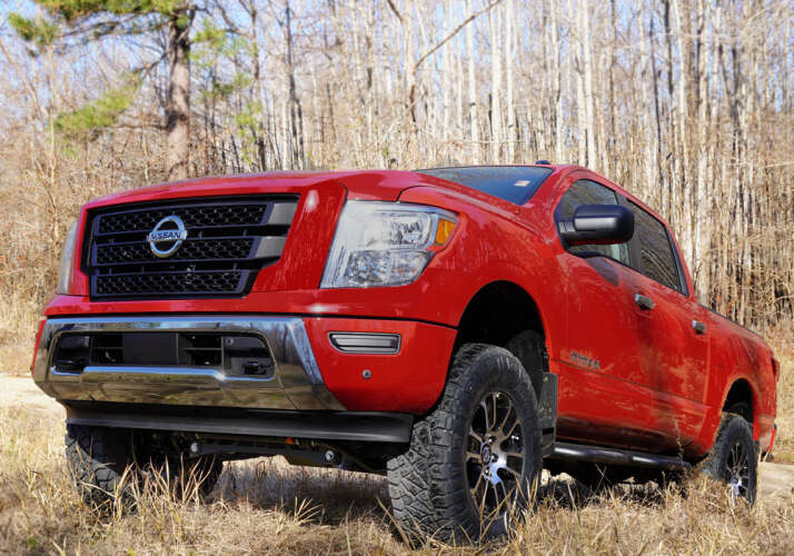 6" lift kit for 2017-24 Nissan Titan 4WD