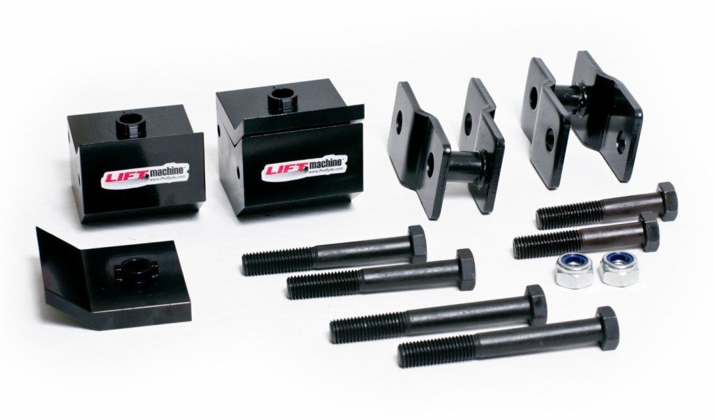 2"-2.5" Leveling Kit 2005-23 4WD Ford F250, F350, F450, F550 Super Duty, shock extensions