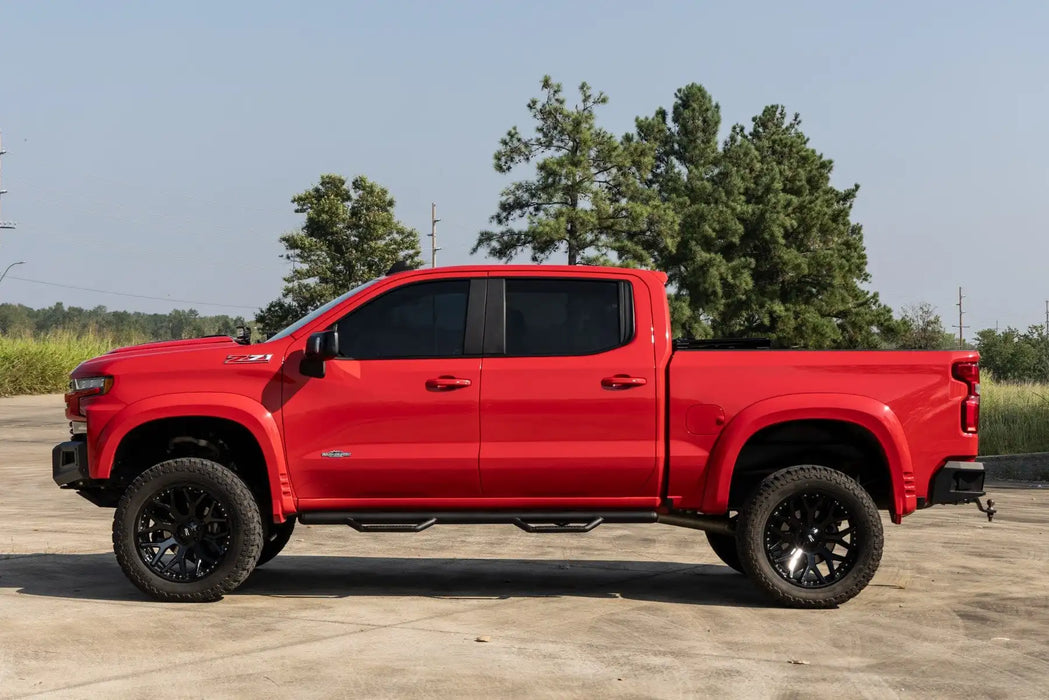 2019-24 2&4WD Silverado, Sierra 1500, 2500HD Crew Cab (All beds) Wheel to Wheel Nerf Steps