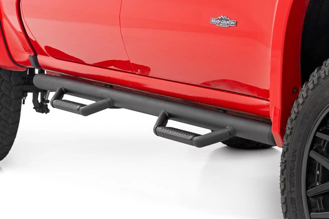 2019-24 2&4WD Silverado, Sierra 1500, 2500HD Crew Cab (All beds) Wheel to Wheel Nerf Steps
