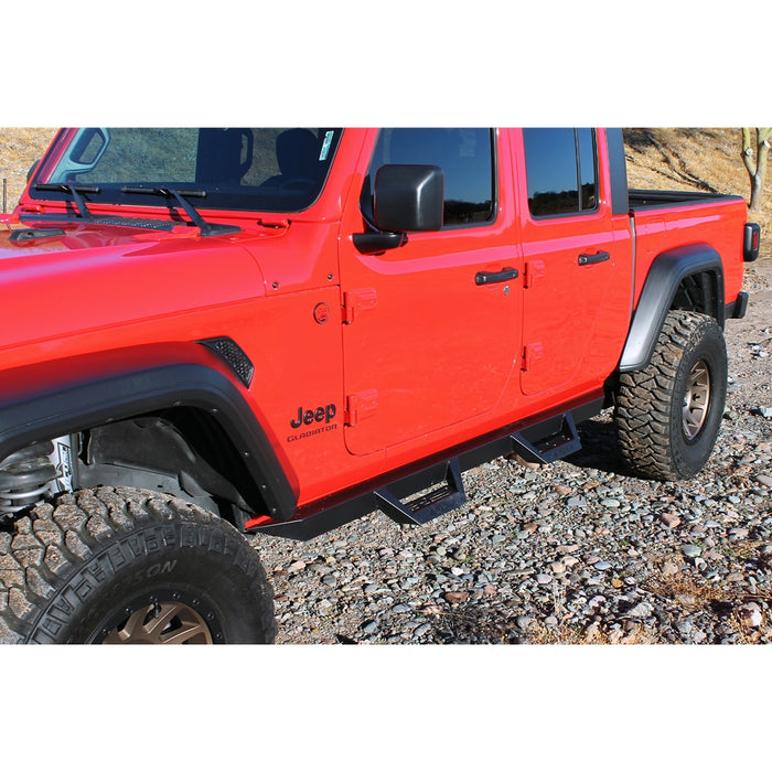 2007-18 Jeep Wrangler JK 4-Door Magnum RT Cab Length Steps