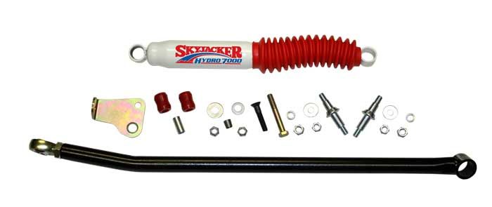 Jeep Wrangler TJ, Cherokee XJ Adjustable Track Bar with single stabilizer, 8"-9'' lift