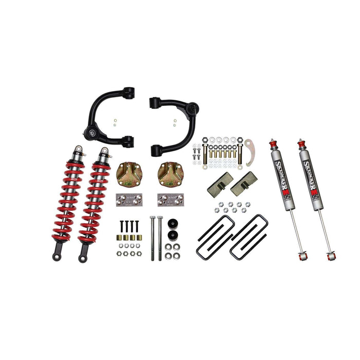 2005-15 6-Lug Toyota Tacoma, Prerunner 3" UCA Coilover lift kit, M9 shocks