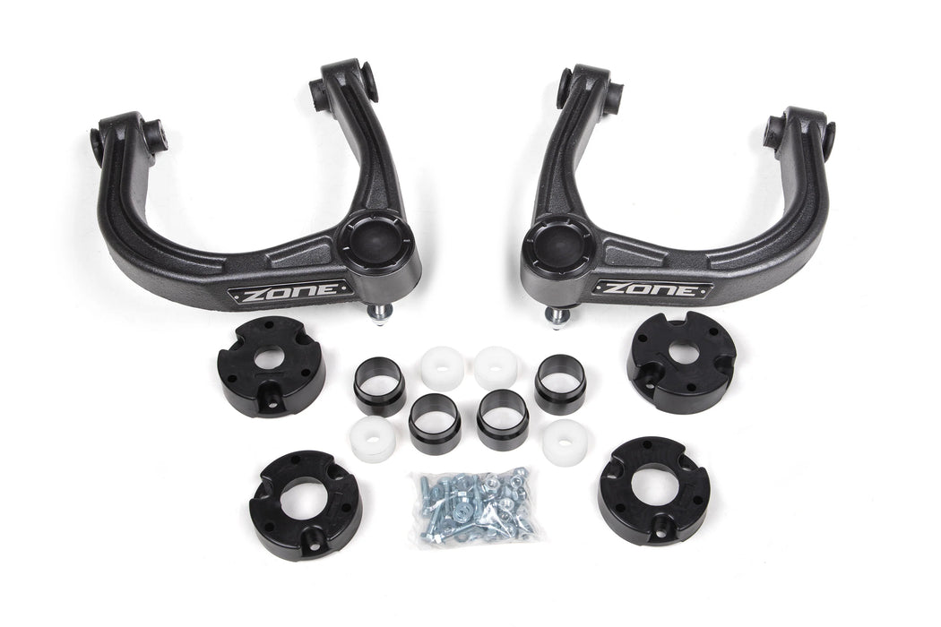 4" lift kit for 2021-25 Ford Bronco w/Base Shock Package by Zone Offroad