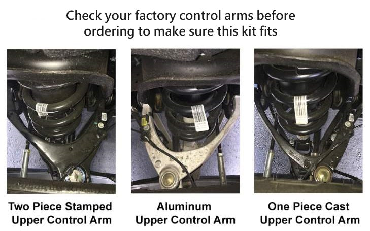 8" lift kit for 2007-18 Silverado, Sierra 1500 4WD