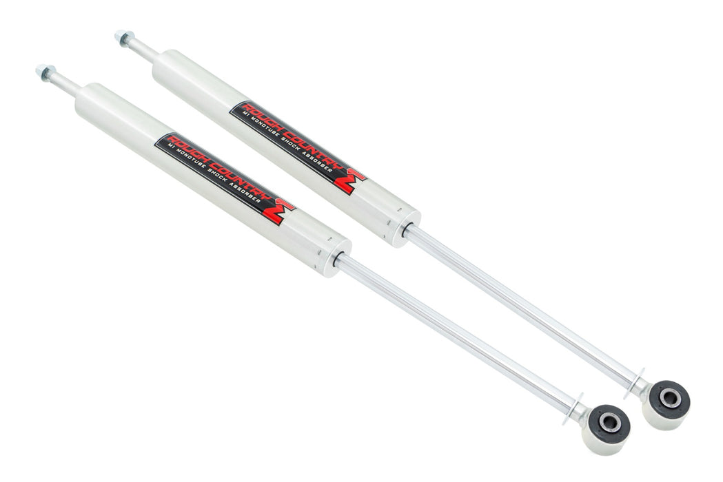 5-7" Rear Rough Country M1 Monotube Shocks Pair, 24-26 Toyota Tacoma 4WD