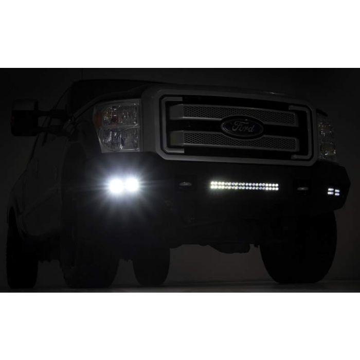 Rough Country Ford F250, F350 Super Duty Front LED Bumper 2017