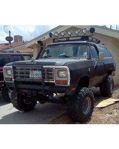 1982 Dodge Ramcharger with 6" Skyjacker suspension lift kit 